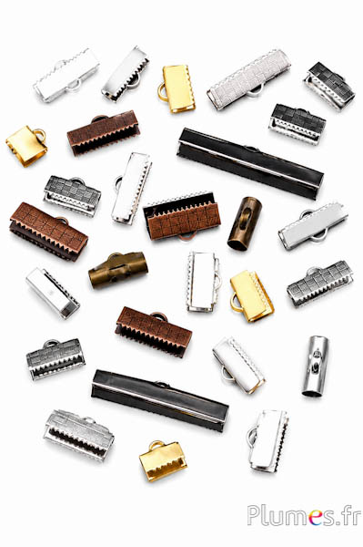 Bandendklemme - 8-30 mm x 5 mm - gold-silber-bronze